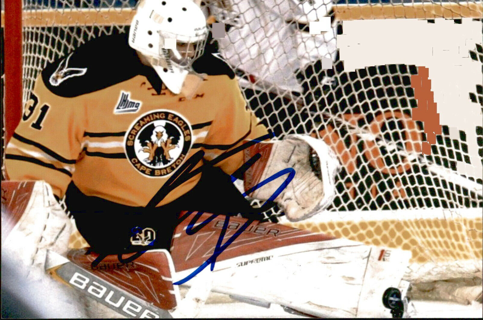 Kevin Mandolese SIGNED 4X6 Photo Poster painting CAPE BRETON SCREAMING EAGLES / OTTAWA SENATORS