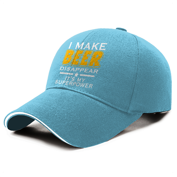 I Make Beer Disappear It Is My Superpower, Beer Baseball Cap