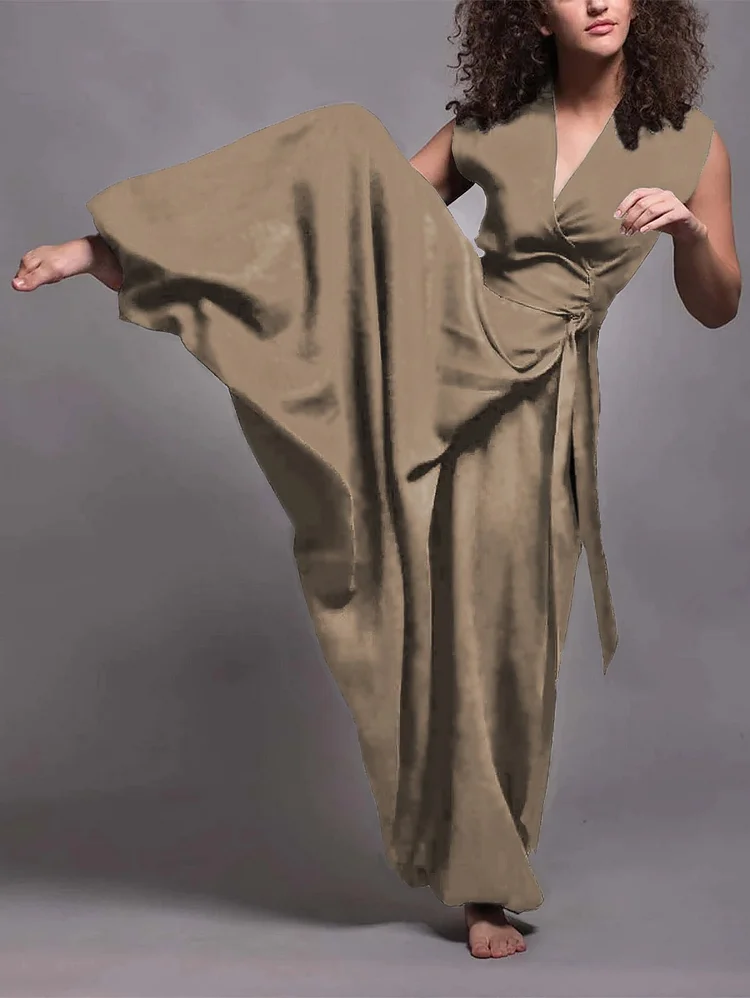 *Tess Convertible Linen Jumpsuit