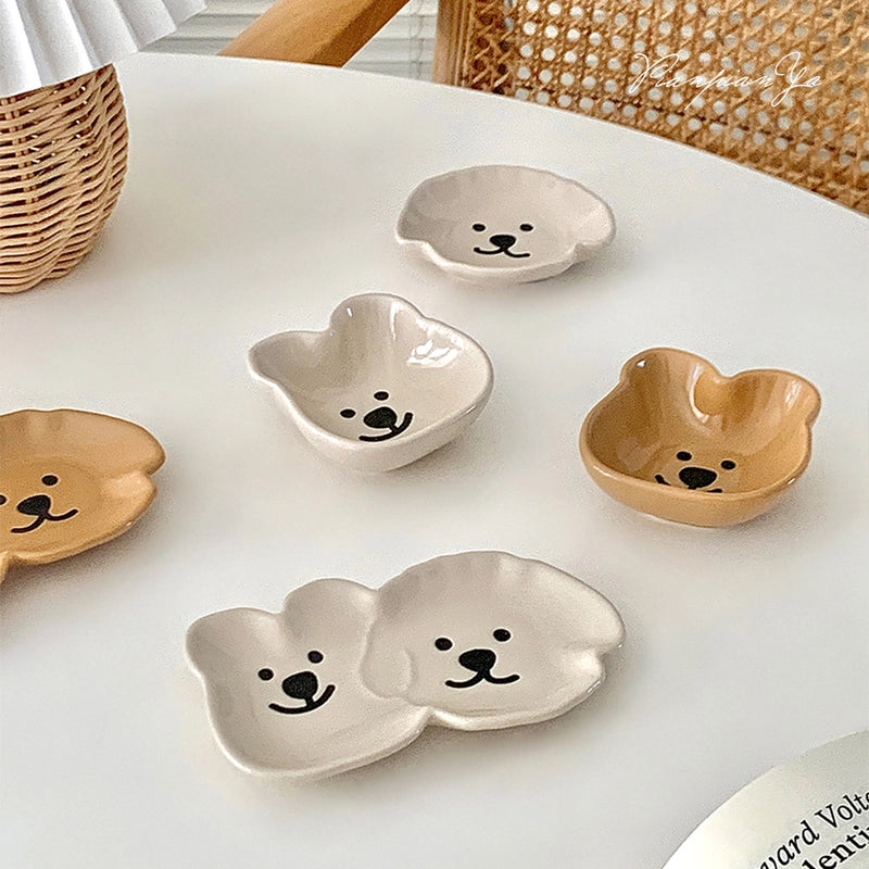 Cute Cartoon Porcelain Dish 1 Piece