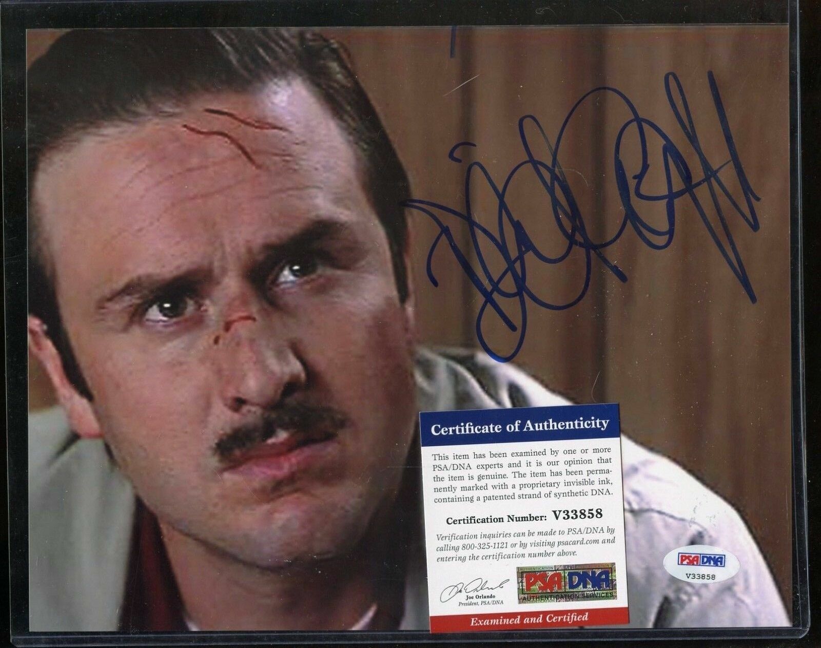 David Arquette as Officer Dewey signed Scream 8x10 autographed Photo Poster painting PSA COA