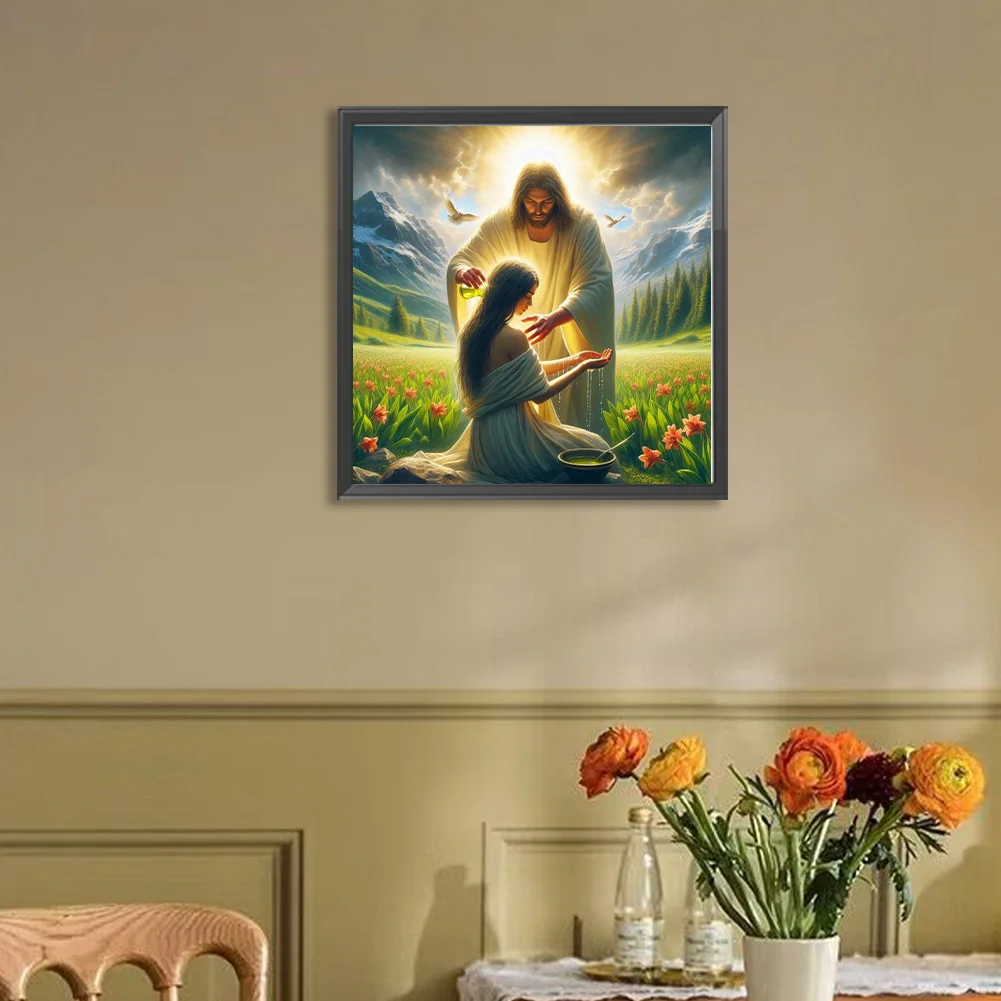 Diamond Painting - Full Round Drill - Jesus(Canvas|40*40cm)