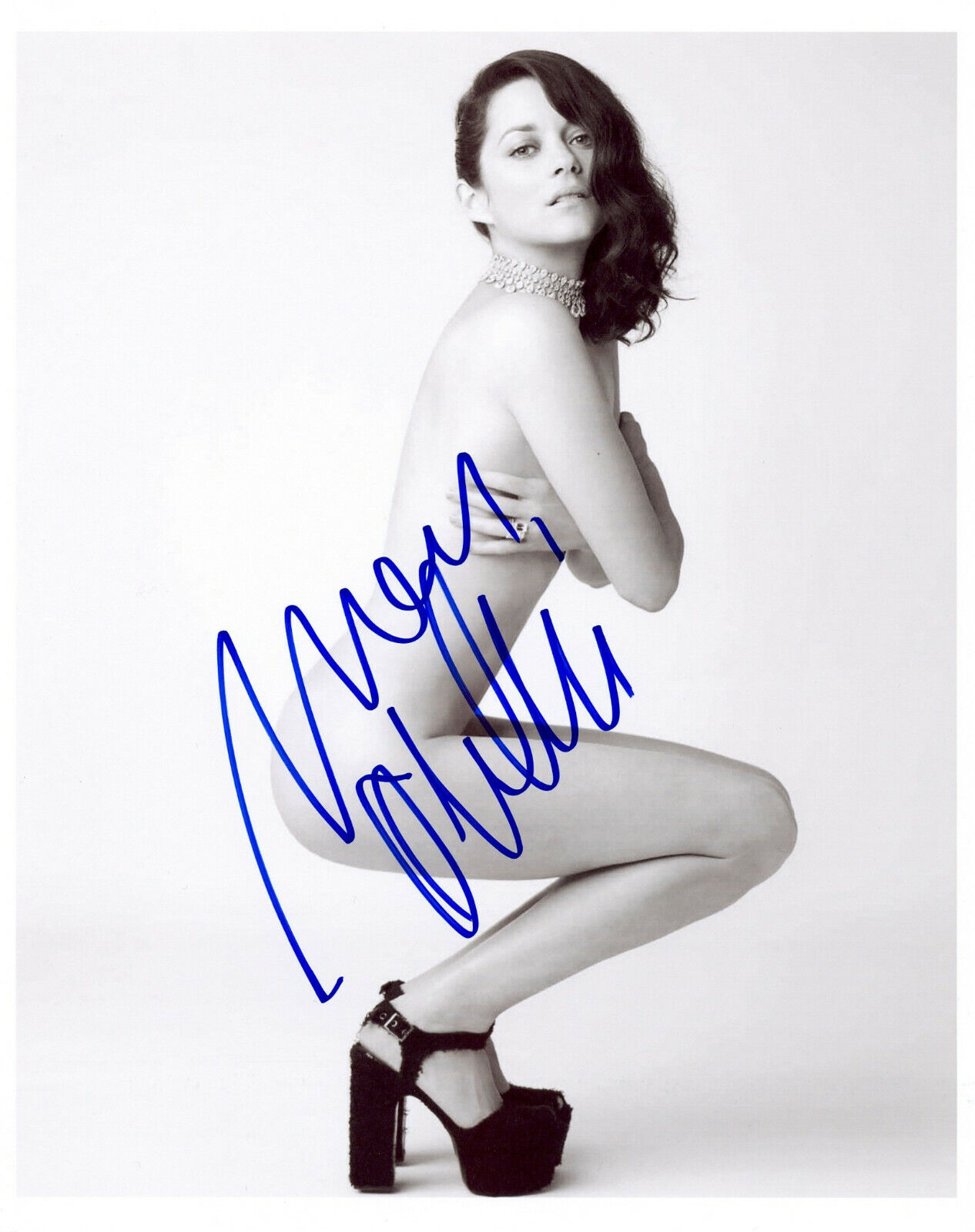 MARION COTILLARD Signed Photo Poster paintinggraph - Singer / Actress / Model - preprint