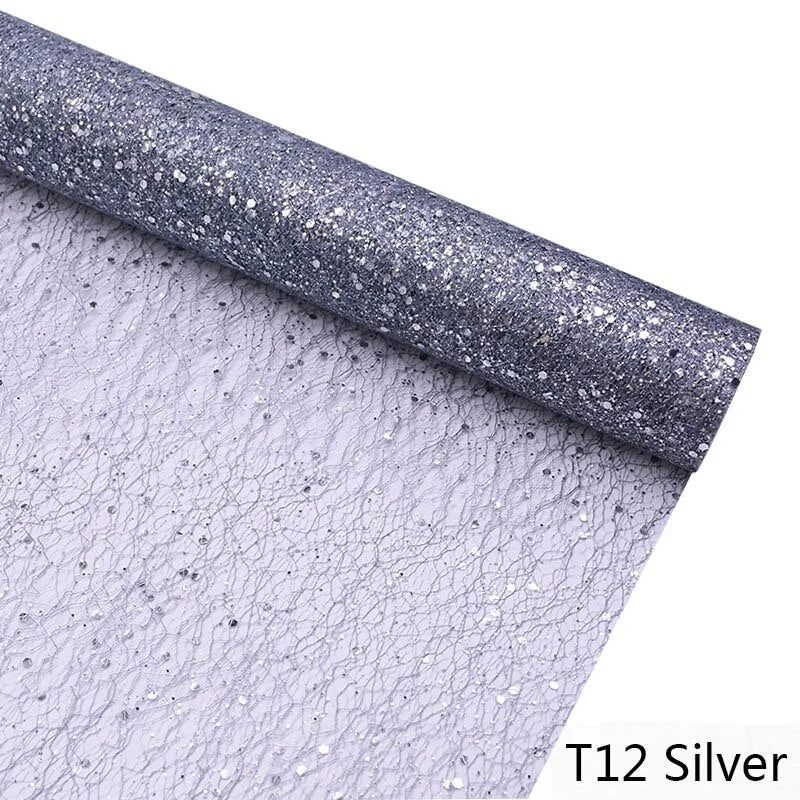 50cm*5Y Gold Wire Tissue Tulle Roll Spool Craft Wedding Party Decoration Bouquet Wrap Organza Sheer Gauze Element Table Runner