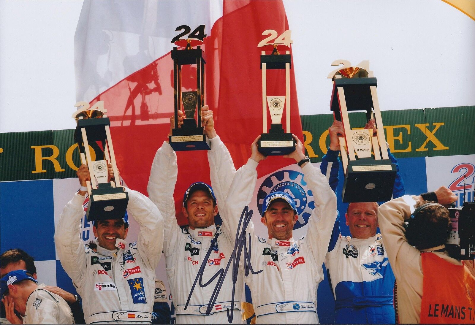 Alexander Alex WURZ SIGNED Le MANS Winner 12x8 Photo Poster painting AFTAL COA Autograph