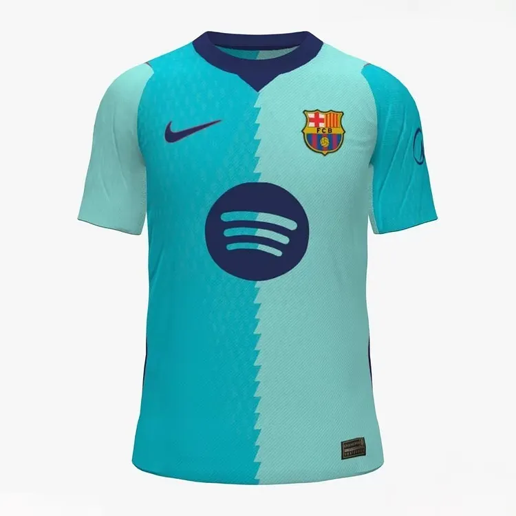 26-27 Bar&ccedil;a Second Away Player Version Football Jersey &ndash; 1:1 Thai Quality