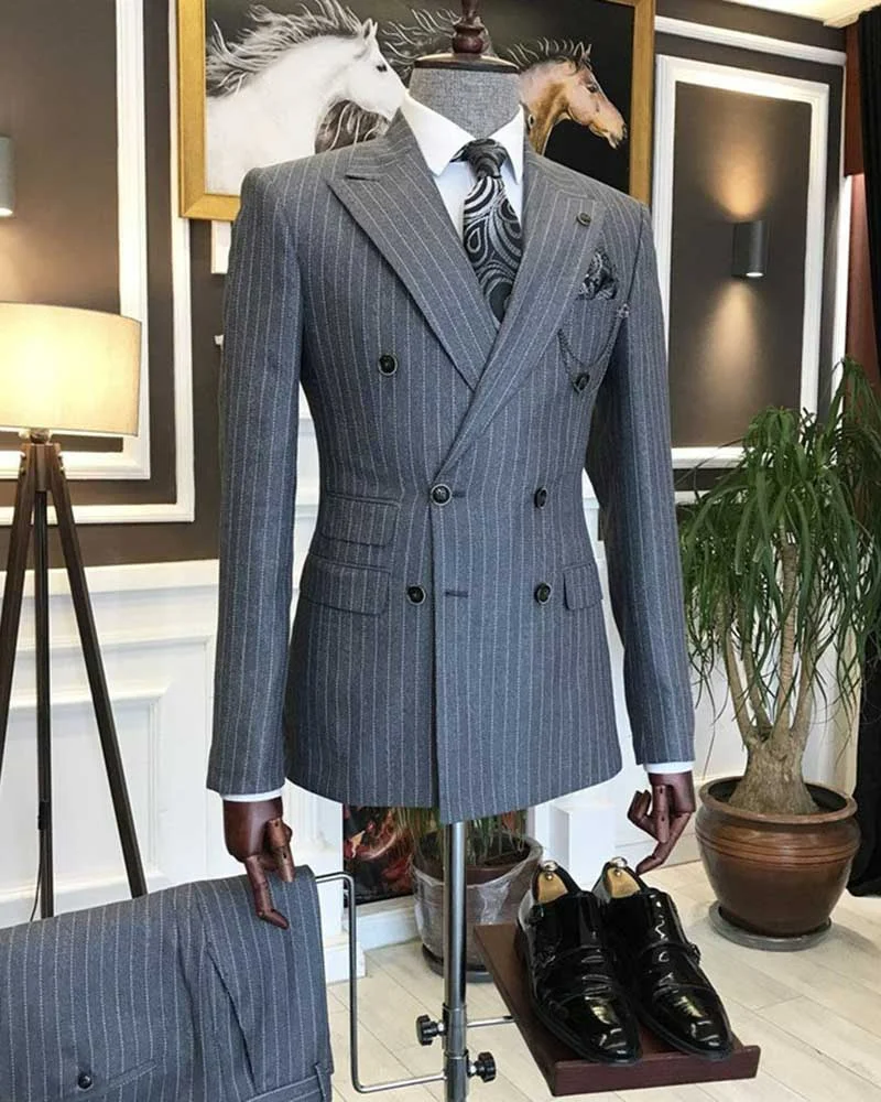 Men's casual design long sleeve coat