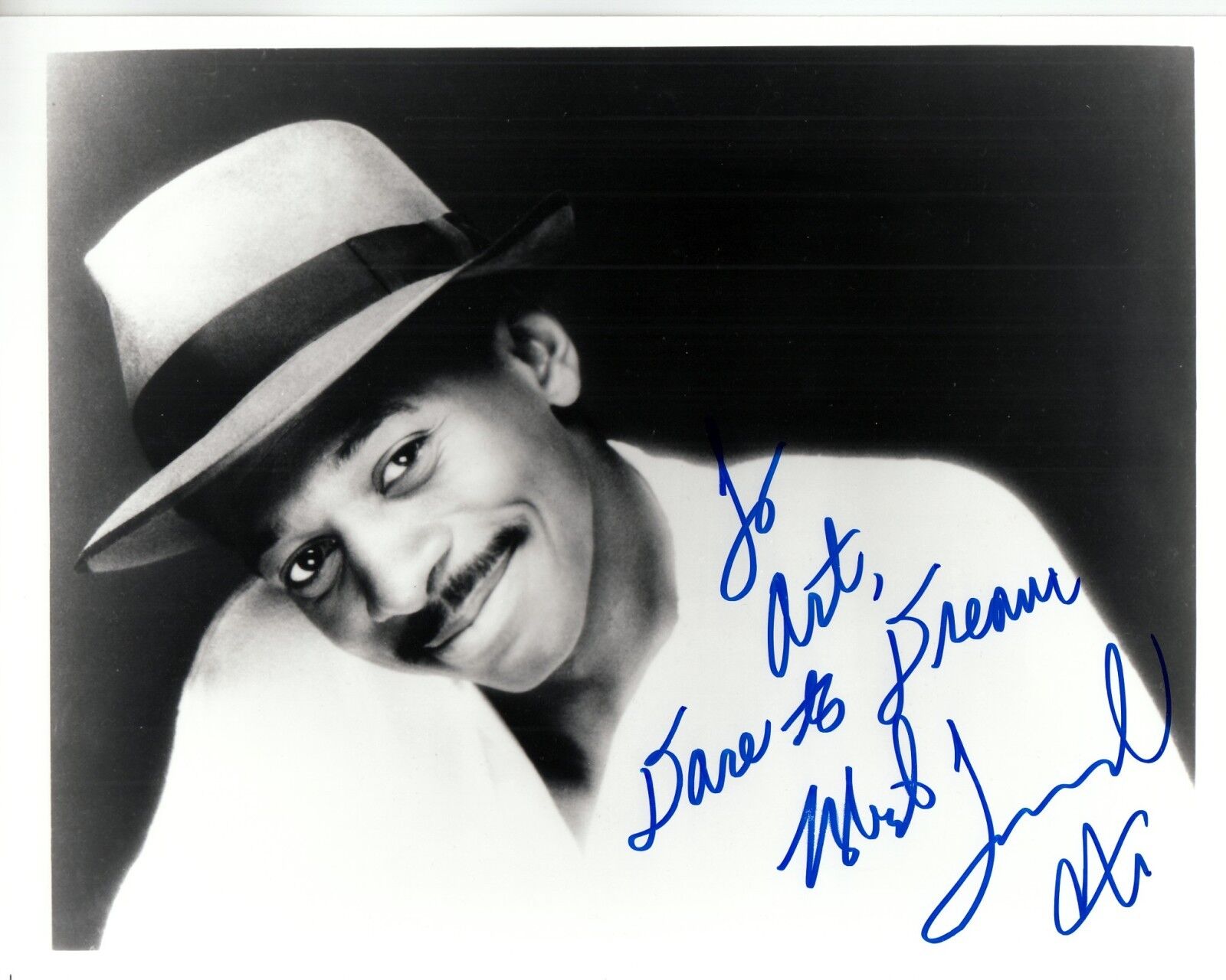 ROBERT TOWNSEND hand-signed FANTASTIC B/W PORTRAIT 8x10 authentic w/ UACC RD COA