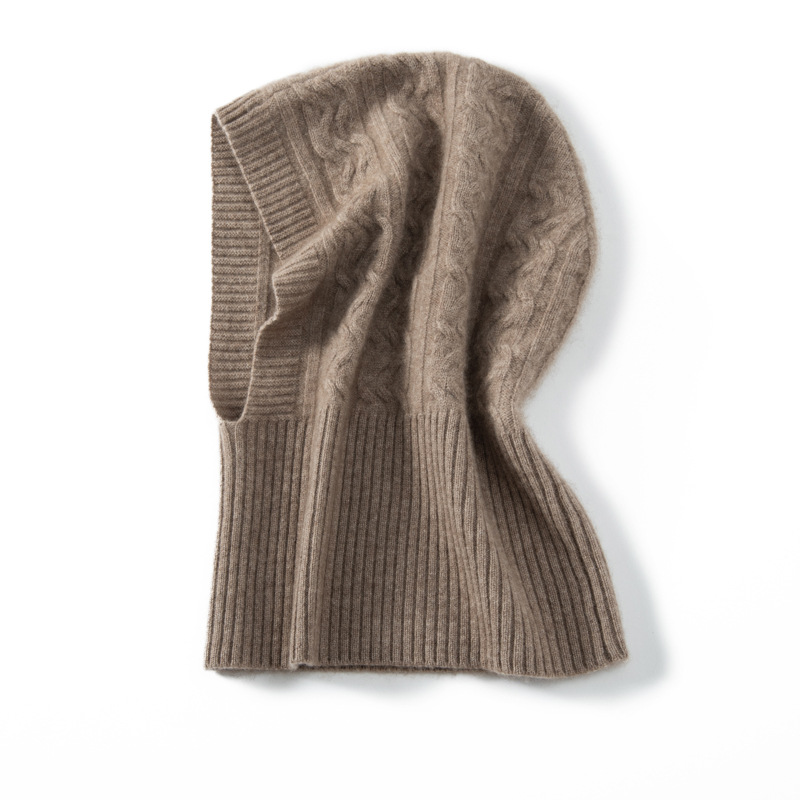 100% Cashmere Hodded Snood Hat Pattern REAL SILK LIFE