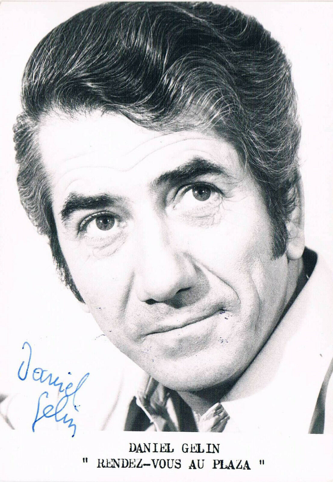 Daniel Gélin 1921-2002 genuine autograph signed Photo Poster painting 3.5x5.5