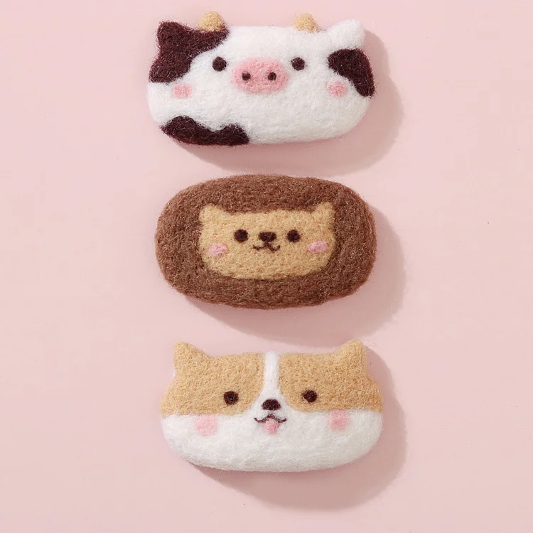 FeltingJoy - Hair Clip Needle Felting Kit