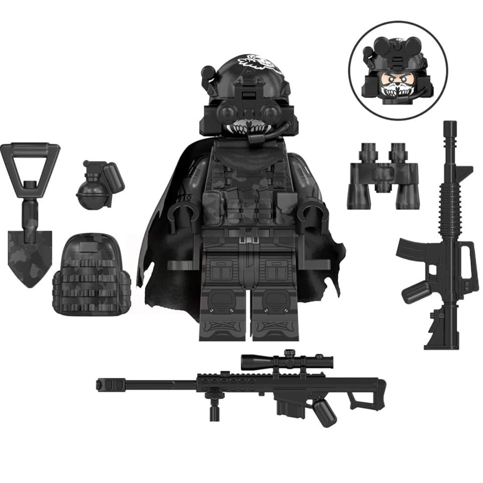 Sniper Custom Military Minifigure Minifigure Bricks monstertoys