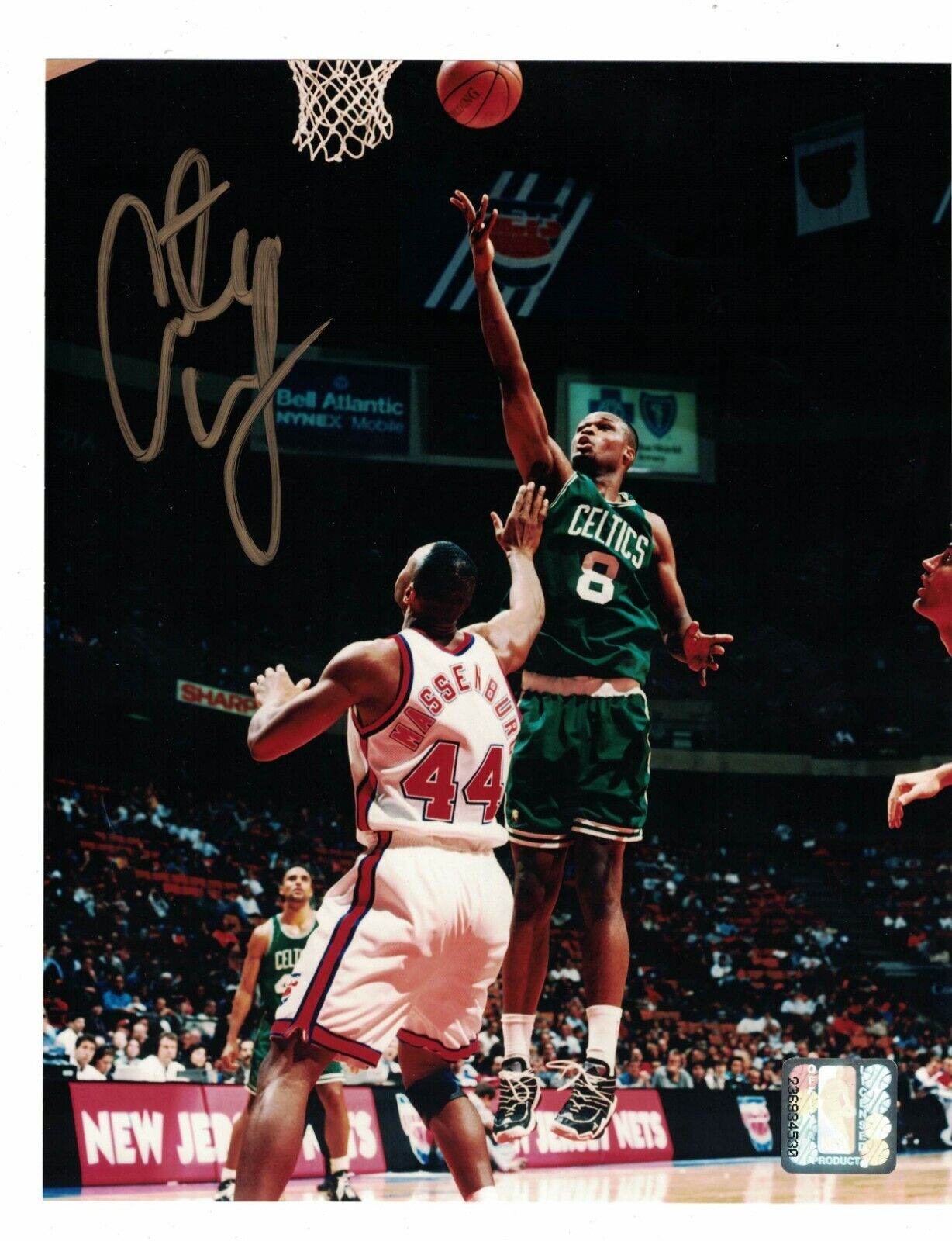 Antoine Walker Boston Celtics Signed 8 x 10