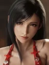 Cheongsam Ver. Tifa Lockhart Decorative Painting - (FF7) Final Fantasy VII - Xingkong Studio