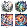 (Multi-Style) Wolf-11CT Stamped Cross Stitch 40*40cm/15.75*15.75in