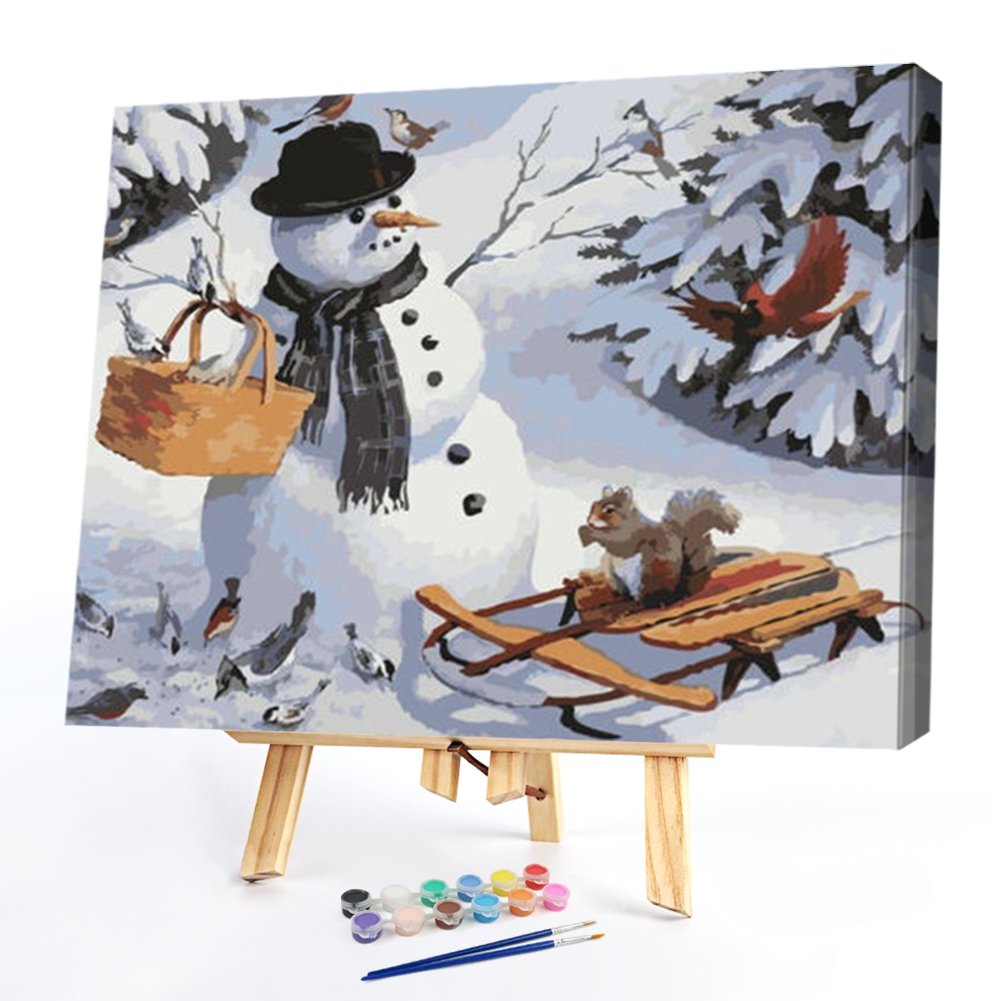 

50*40CM - Paint By Numbers - Snow, 501 Original