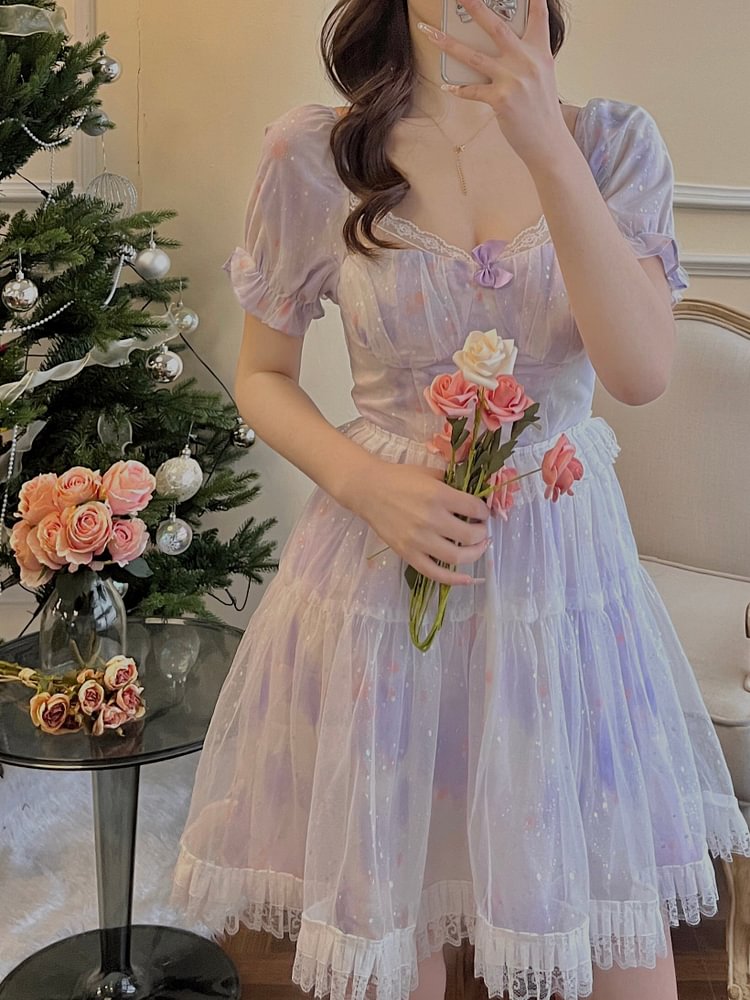 Pastel Bubble Princess Dress SP17454