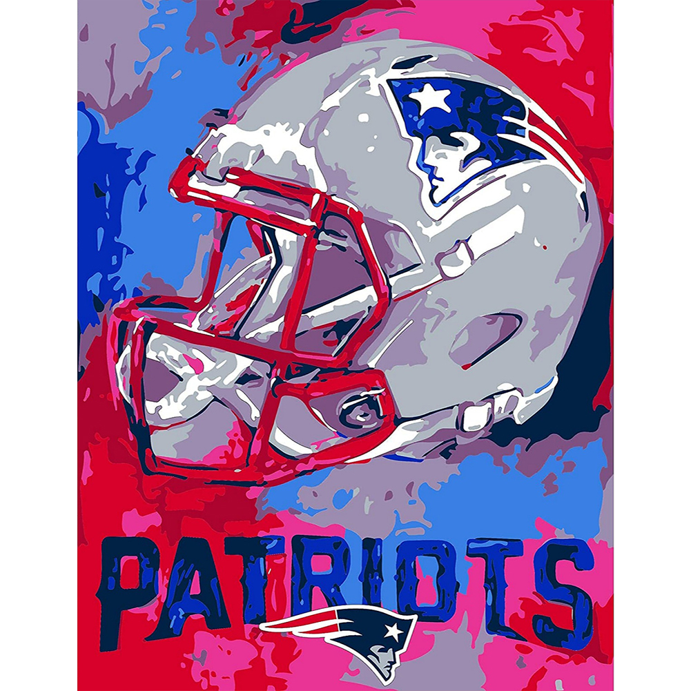 

Football New England Patriots Helmet - Round Drill Diamond Painting - 30*40CM, 501 Original
