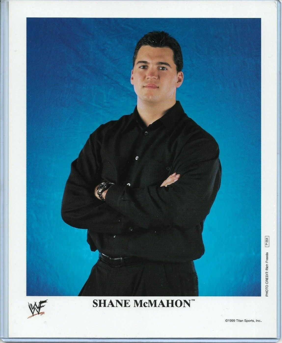 WWE SHANE MCMAHON P-554 OFFICIAL LICENSED AUTHENTIC ORIGINAL 8X10 PROMO Photo Poster painting