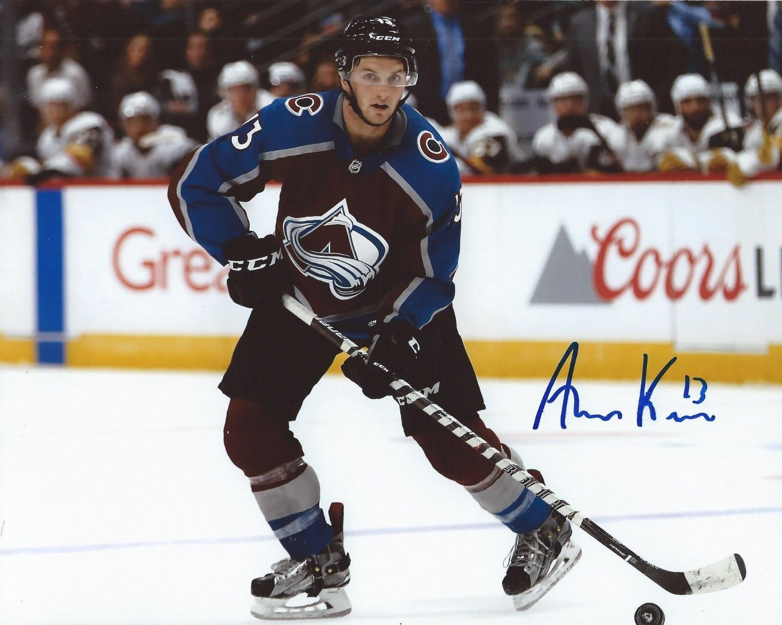 Alexander Kerfoot Signed 8x10 Photo Poster painting Colorado Avalanche Autographed COA