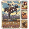 4pcs - Westside Cowboy - Vintage Metal Signs(8*12Inch)