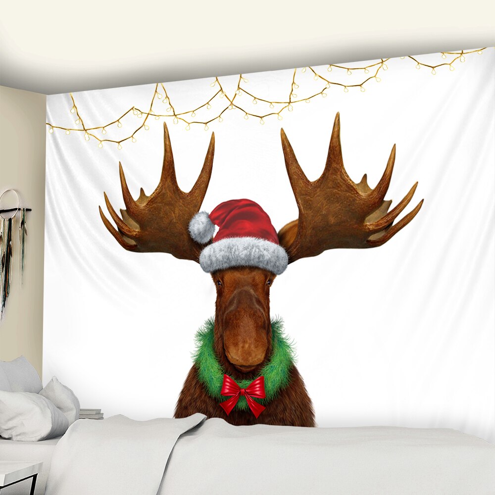 

Wall Tapestry - Simple Lines Christmas Reindeer-150*130cm, 501 Original
