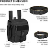 Taktisch Beintasche Milit&auml;r Beinbeutel MOLLE H&uuml;fttasche Sport Tactical Leg Bag Armee Beintaschen Wasserabweisend G&uuml;rteltasche Werkzeugtasche Tasche f&uuml;r Bein Herren Damen Motorrad Wandern Outdoor