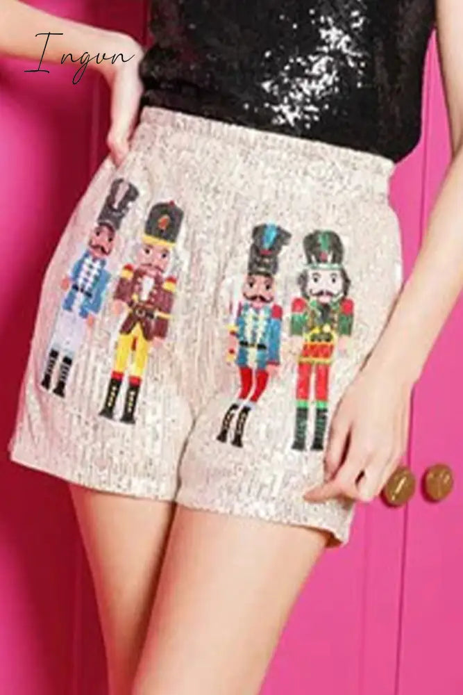 Ingvn - High Waist Type A Patchwork Bottoms Brownness / S Bottoms/Shorts