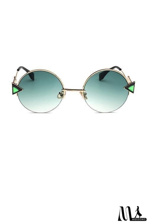 MidiSono - Oversized Round Sunglasses
