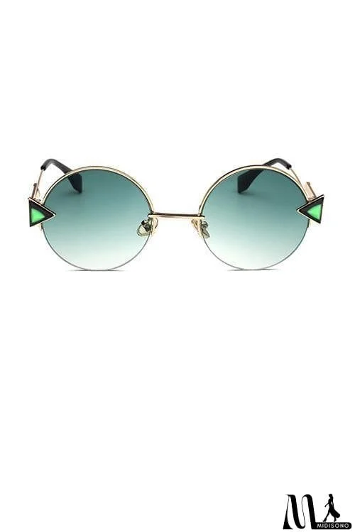 MidiSono - Oversized Round Sunglasses