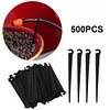 500Pcs Fixing Pole Garden Ground Rod Hose Support Rod for Vegetable Herbs Garden