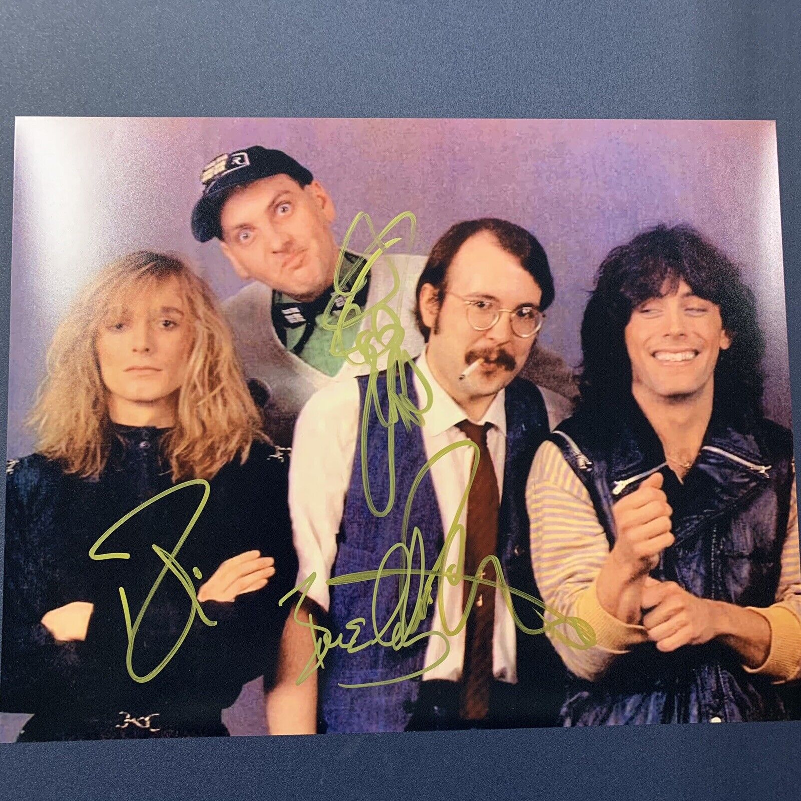 CHEAP TRICK FULL BAND SIGNED 11x14 Photo Poster painting SIGNED AUTOGRAPHED VERY RARE COA