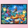 Pooh And Tigger-11CT Stamped Cross Stitch 50*40cm