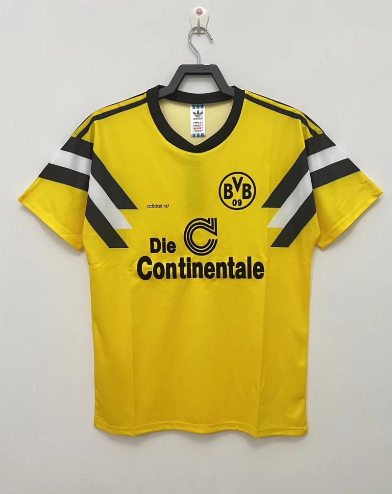 1989 Retro Dortmund Home Football Shirt 1:1 Thai Quality jersey|football shirt|football kit