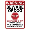3pcs - Dog Warning- Vintage Metal Signs(12*16Inch)