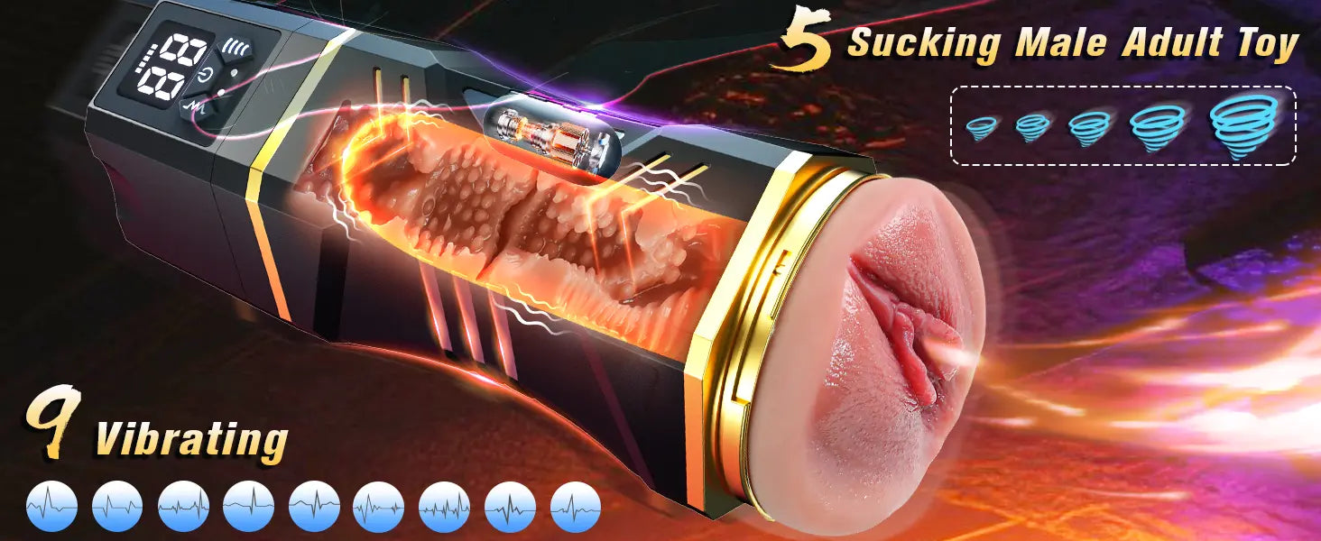 XP Realistic Stroker Suction Vibe detail 3