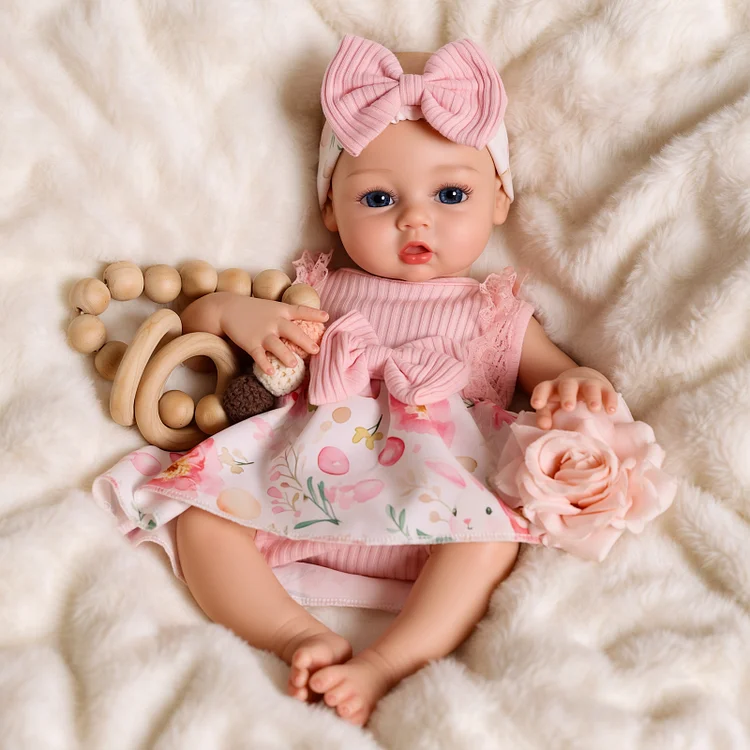 [Snuggle into Spring]Babeside Phoebe 16" Realistic Silicone Quiet Baby Little Infant Girl