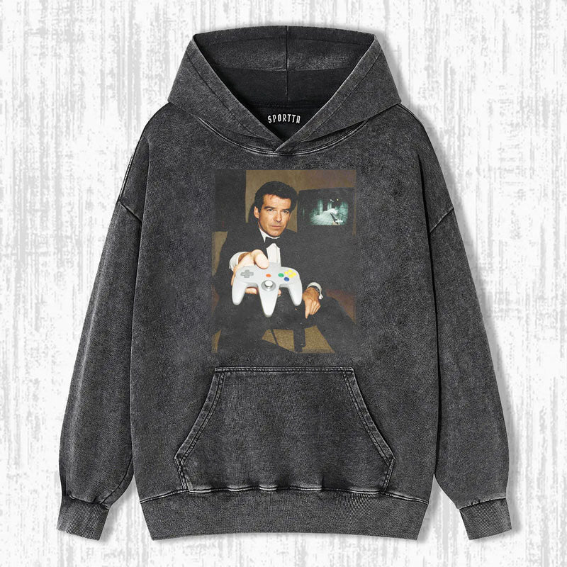 N64 JAMES BOND 'YOUR TURN' FUNNY T-SHIRT