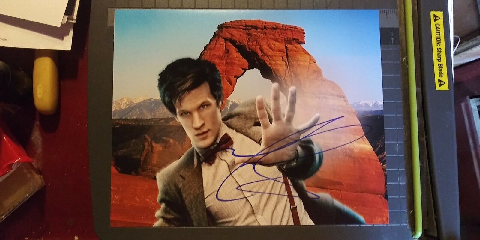 Matt Smith signed 8x10