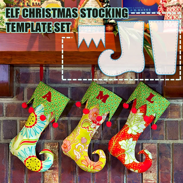 Elf Christmas Stocking - With Instructions