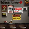 3pcs - Warning - Vintage Metal Signs(12*16Inch) - Warning
