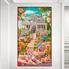 Courtyard Afternoon Tea-Full Round Diamond Painting(70*40cm)
