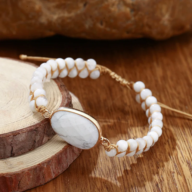 Natural Stone Ethnic Bracelet-inspireuse