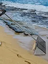 Stainless Steel Sand Screen Collapsible Beach Sand Scoop Shovel Shell Shovel