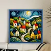 Colorful House - 14CT Counted Cross Stitch - 40*40cm