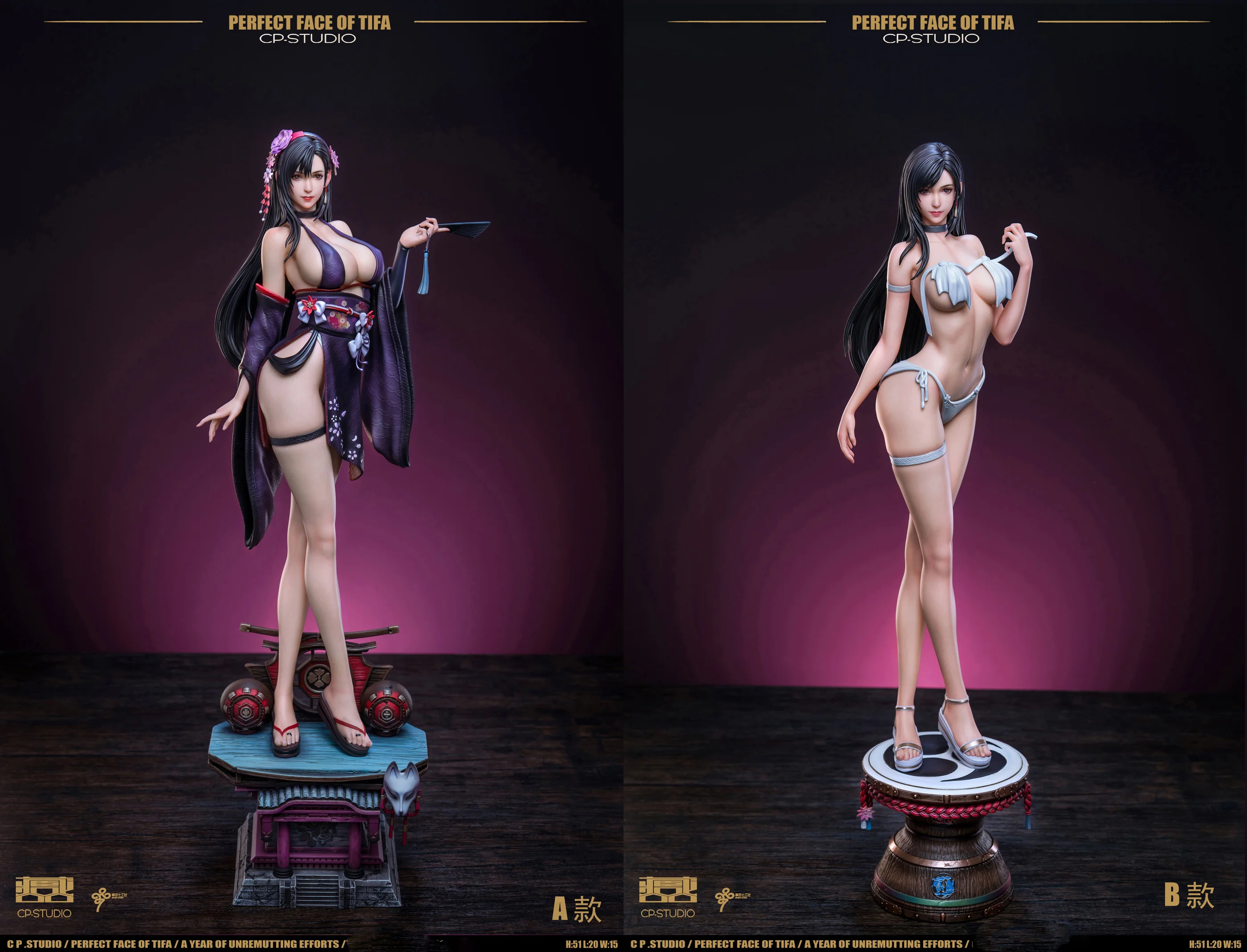 1/4 Scale Tifa Lockhart - (FF7) Final Fantasy VII Resin Statue - CP.Studio