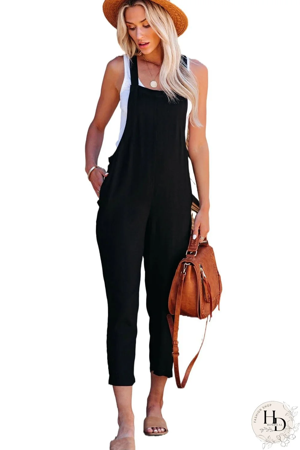 Versatile Sleeveless Jumpsuit for Casual Occasions
