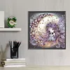 Elfe fille-partiel sp&eacute;cial diamant peinture-30 * 30cm