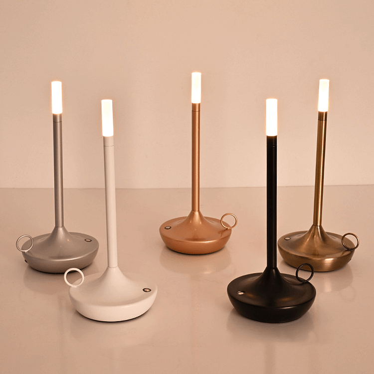 Modern LED Rechargeable Candle Table Lamp