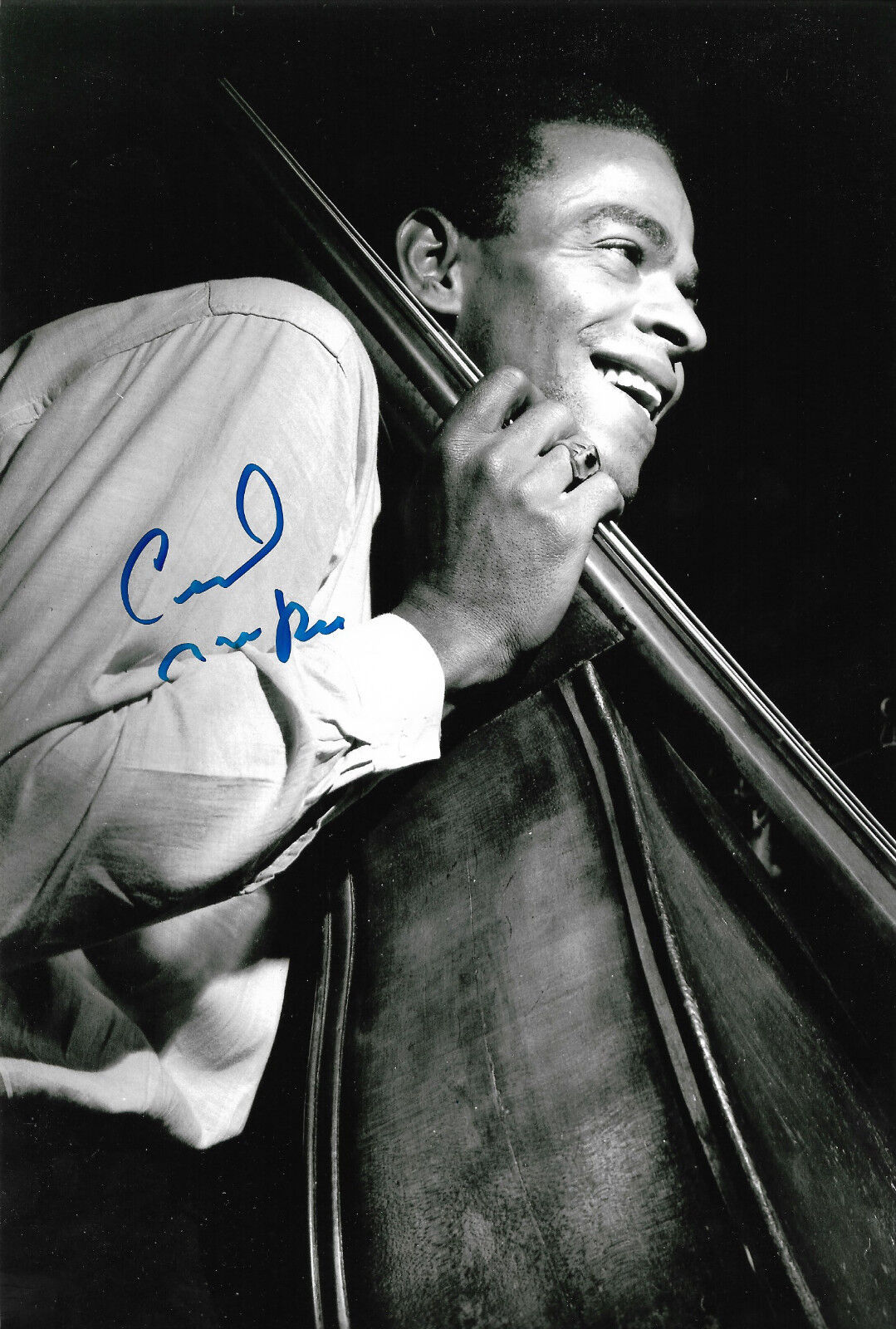 Cecil McBee Jazz signed 8x12 inch Photo Poster painting autograph